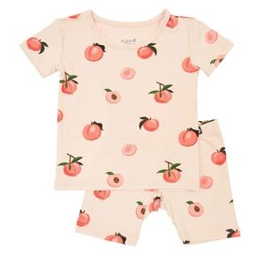 Kyte Baby Peach Print Pajama Set - 4T